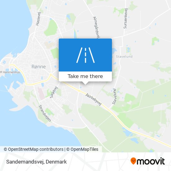 Sandemandsvej map