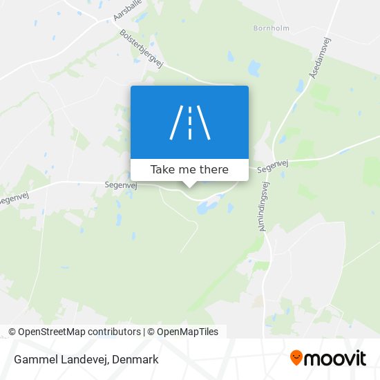 Gammel Landevej map