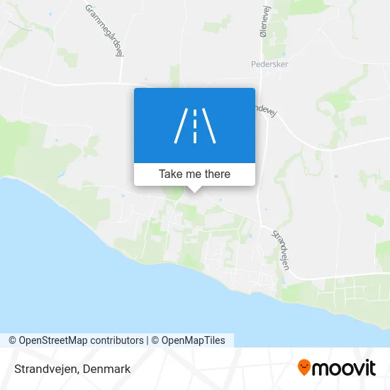 Strandvejen map