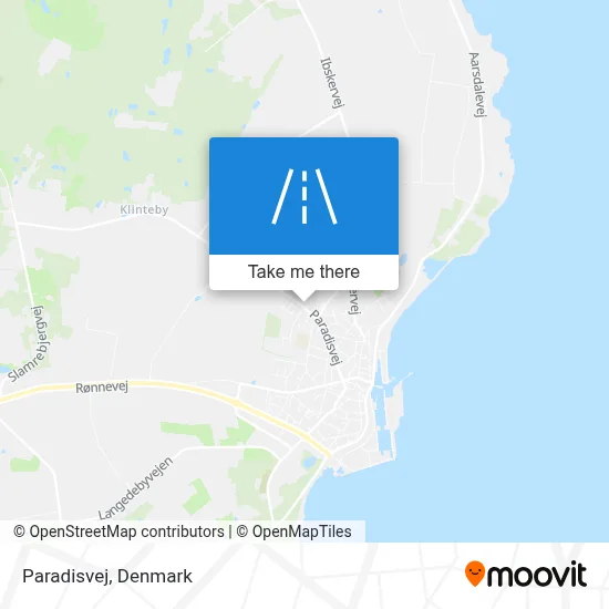 Paradisvej map