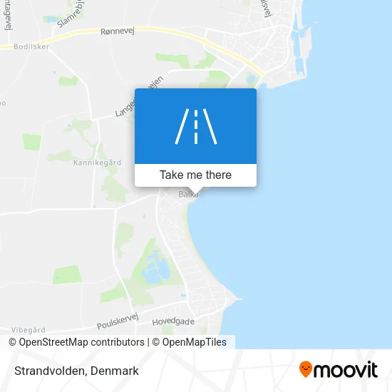 Strandvolden map