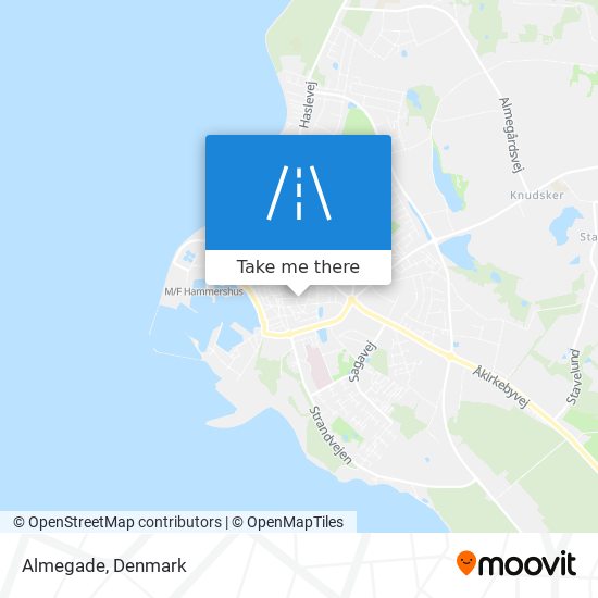 Almegade map