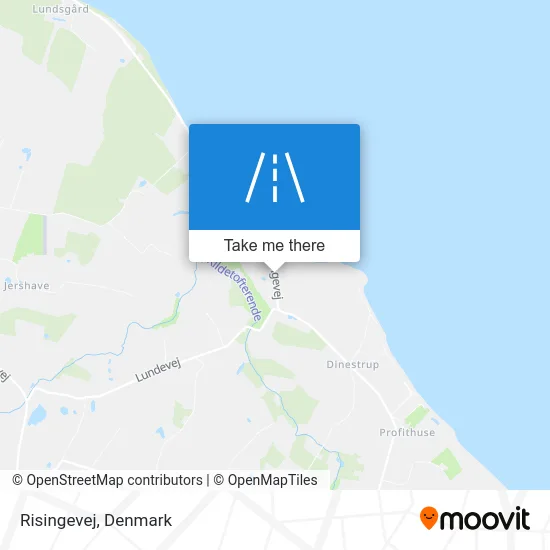 Risingevej map