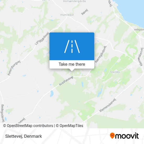 Slettevej map