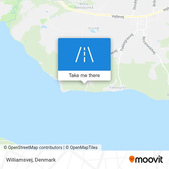 Williamsvej map