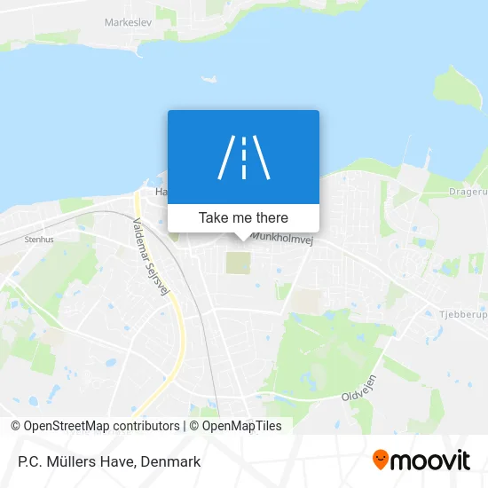 P.C. Müllers Have map