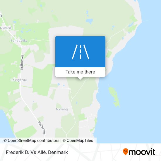 Frederik D. Vs Allé map