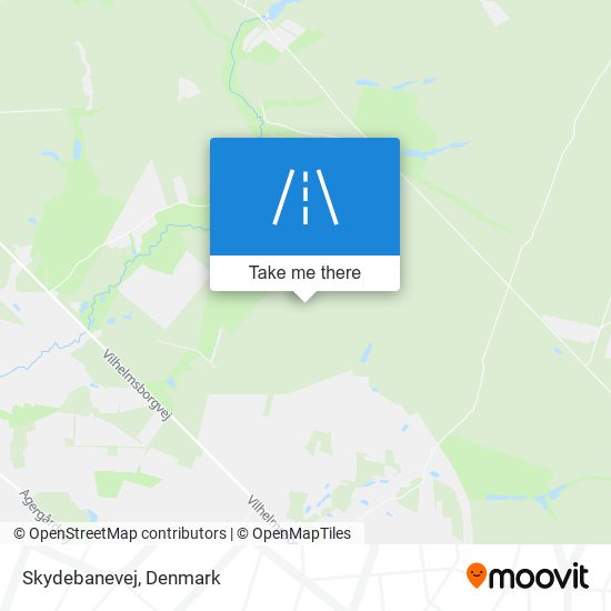 Skydebanevej map