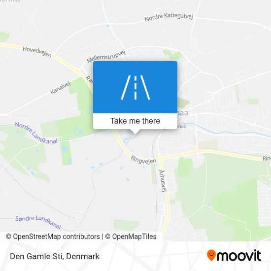 Den Gamle Sti map