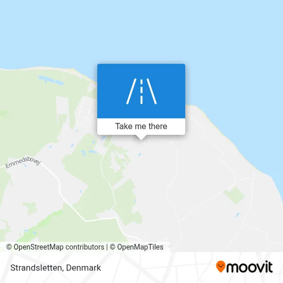 Strandsletten map