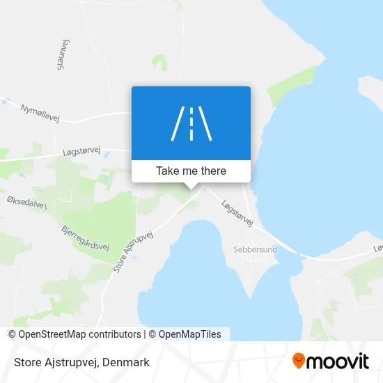 Store Ajstrupvej map