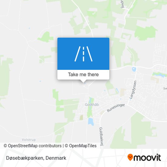 Døsebækparken map