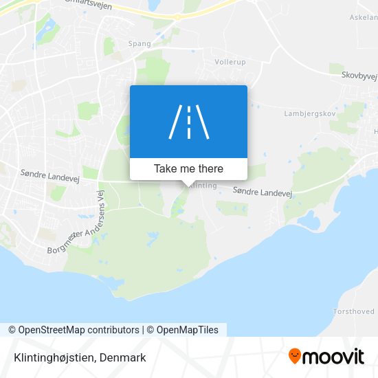 Klintinghøjstien map