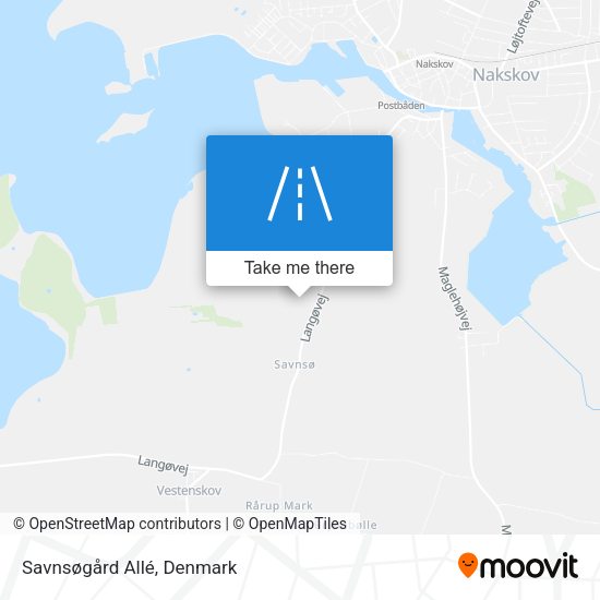 Savnsøgård Allé map