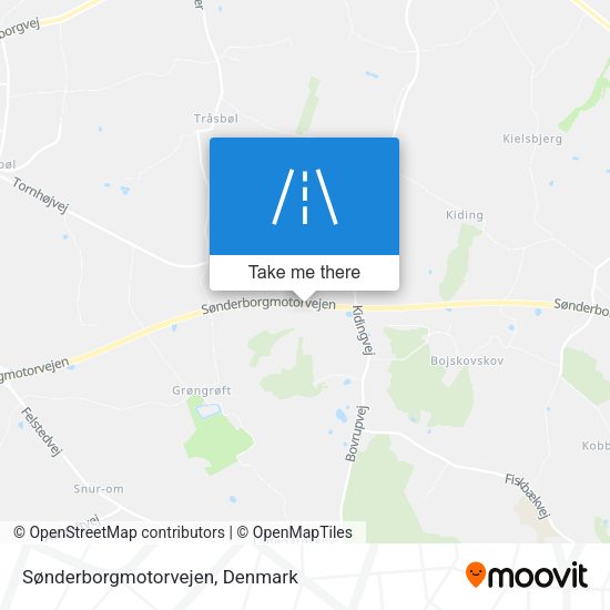 Sønderborgmotorvejen map
