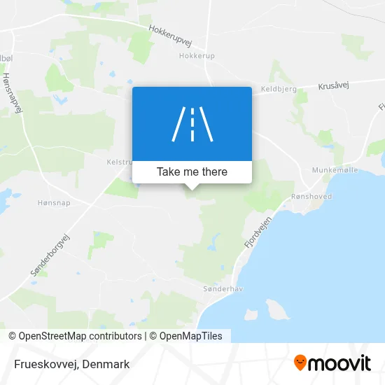 Frueskovvej map