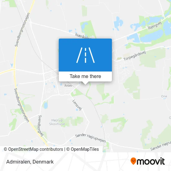 Admiralen map