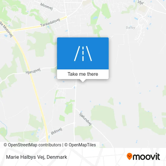 Marie Halbys Vej map