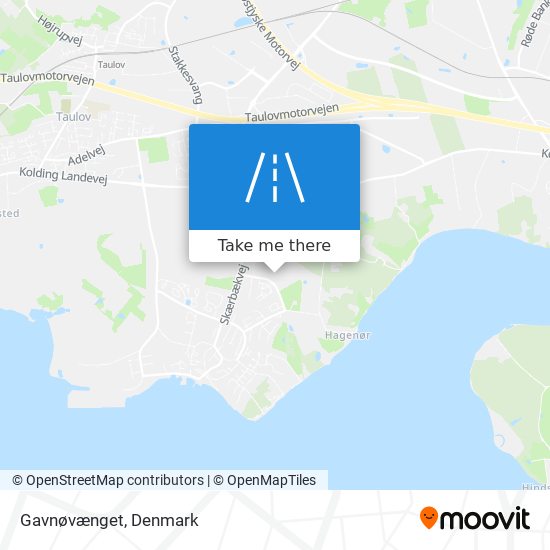 Gavnøvænget map