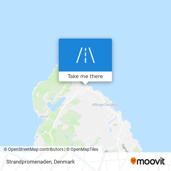 Strandpromenaden map