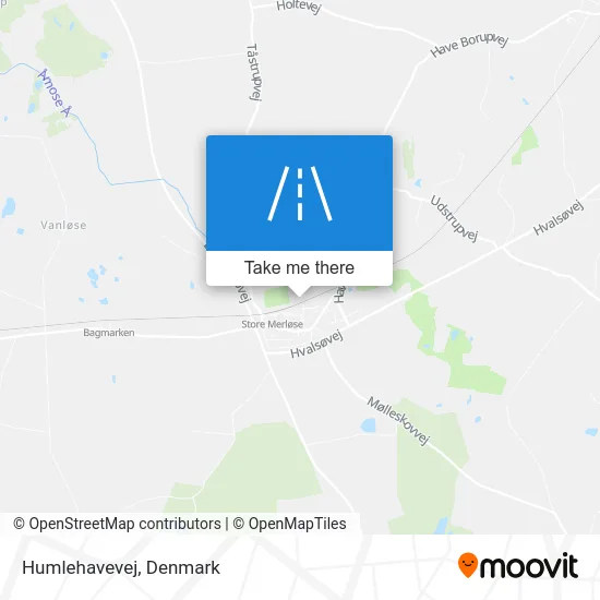 Humlehavevej map
