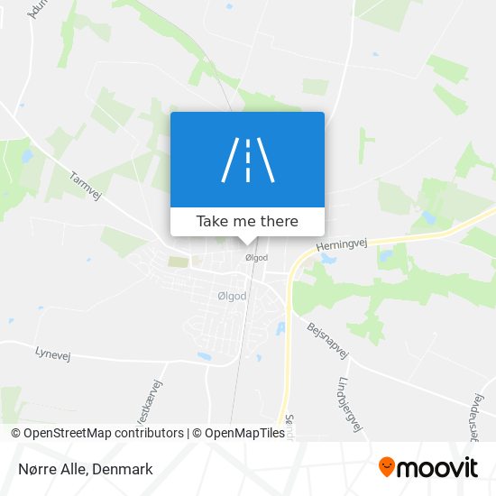 Nørre Alle map