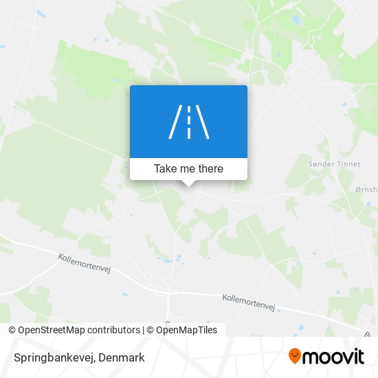 Springbankevej map