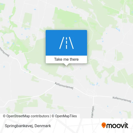 Springbankevej map