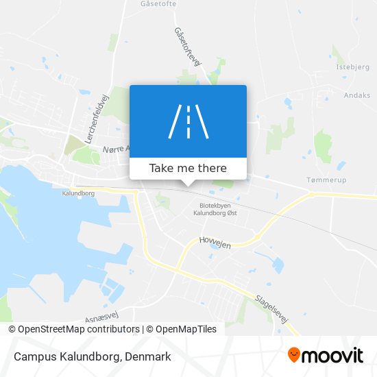 Campus Kalundborg map