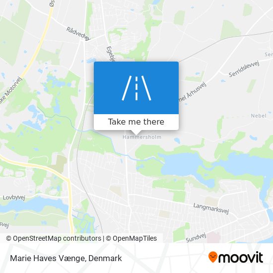 Marie Haves Vænge map