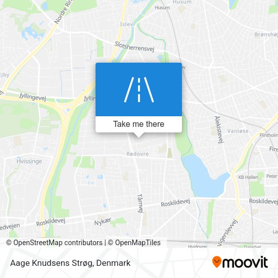 Aage Knudsens Strøg map