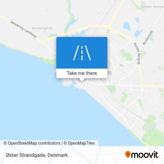 Øster Strandgade map