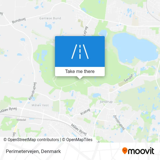 Perimetervejen map