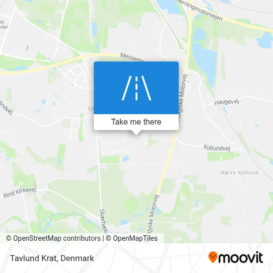 Tavlund Krat map