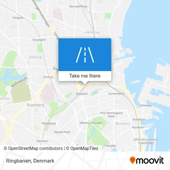 Ringbanen map