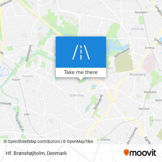 Hf. Brønshøjholm map