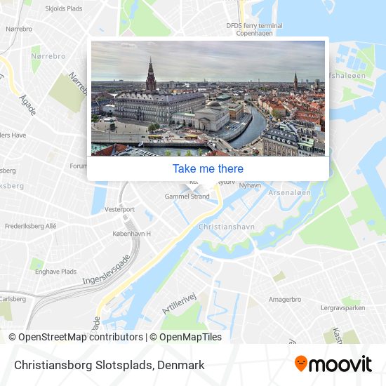 Christiansborg Slotsplads map