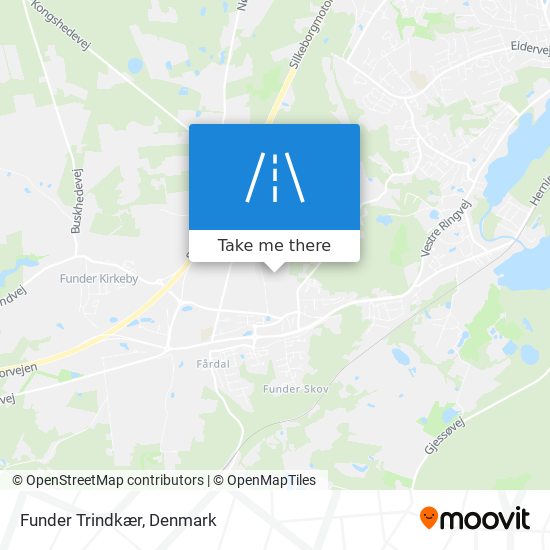 Funder Trindkær map