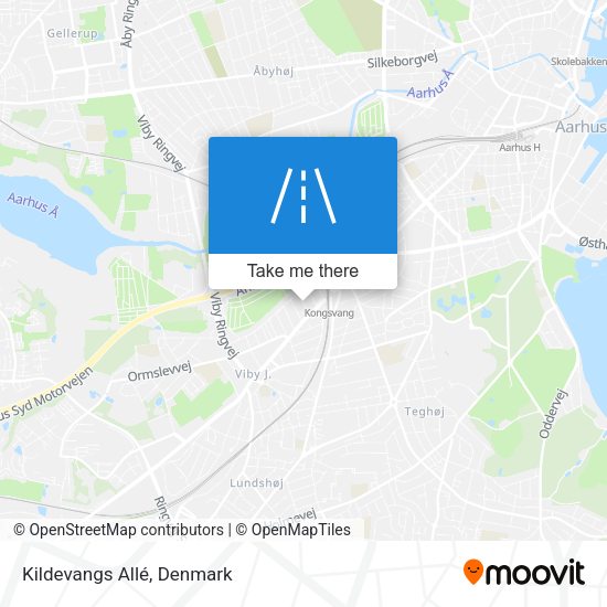 Kildevangs Allé map