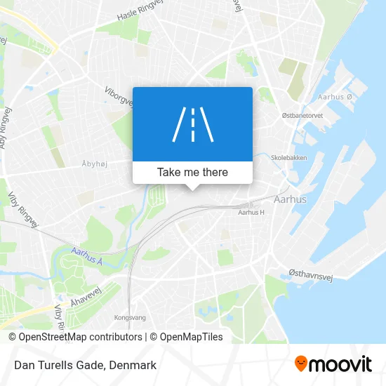 Dan Turells Gade map