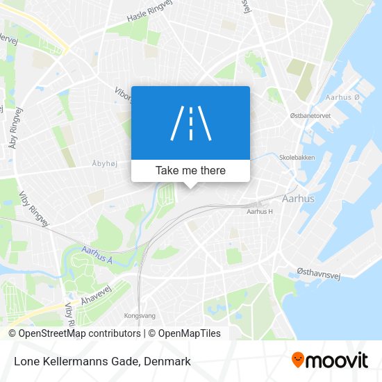 Lone Kellermanns Gade map