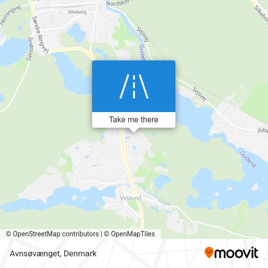 Avnsøvænget map