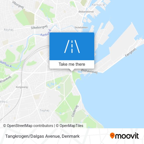 Tangkrogen/Dalgas Avenue map
