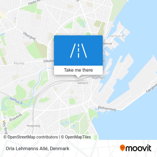 Orla Lehmanns Allé map