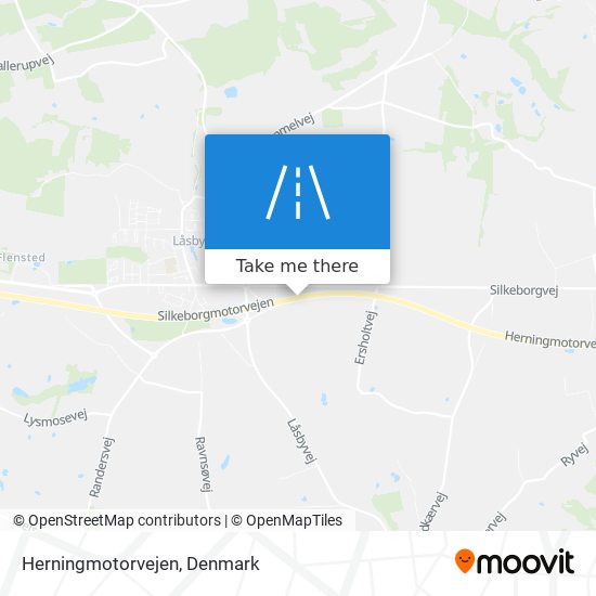 Herningmotorvejen map