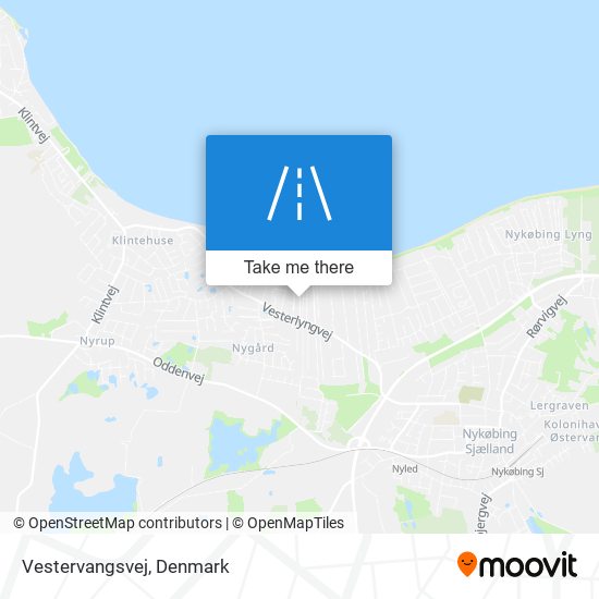 Vestervangsvej map