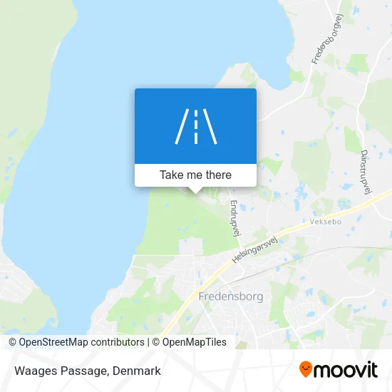 Waages Passage map