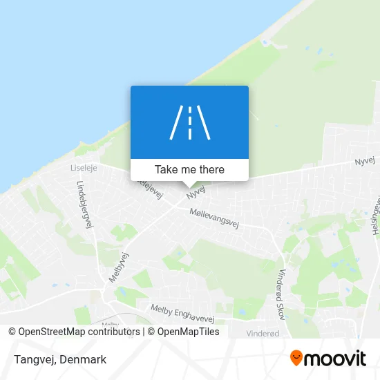Tangvej map