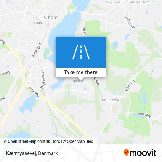 Kærmyssevej map