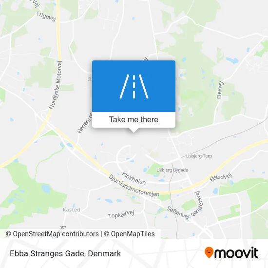 Ebba Stranges Gade map